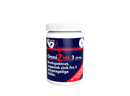 OmniZink3 er et kosttilskud der er vigtig for en lang række processer i kroppen